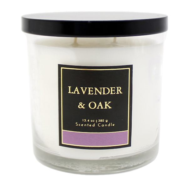 Lavender & Oak Scented Jar Candle, 13.4oz
