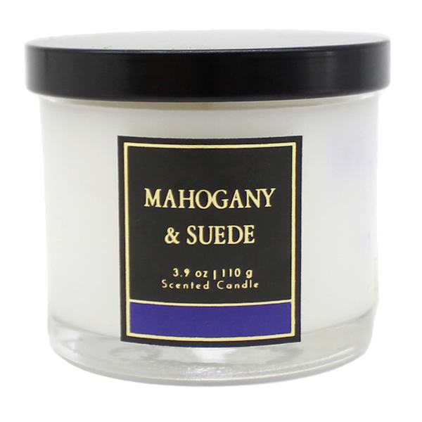 Mahogany & Suede Scented Jar Candle, 3.9oz