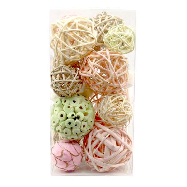 Pink & Green Natural Dried Filler Ball Mix