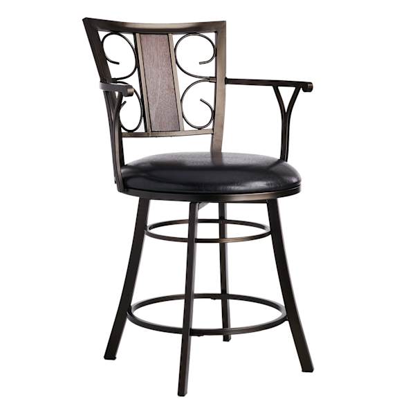 Providence Naomi Counter Stool, Brown