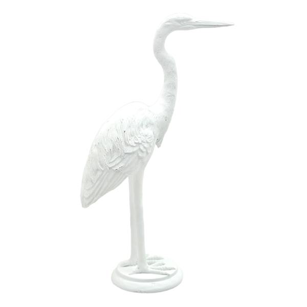 Providence White Egret Figurine, 6x12