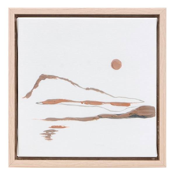 Mountains Framed Canvas, 7"