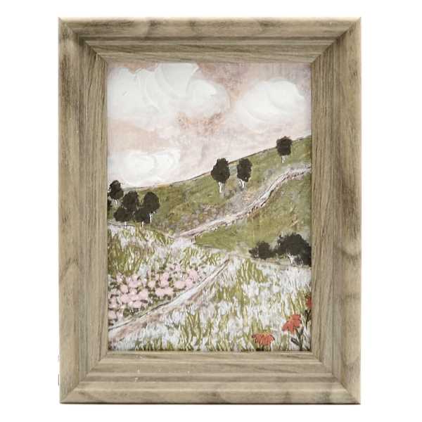 Honeybloom Hill Canvas Framed Art, 5x7
