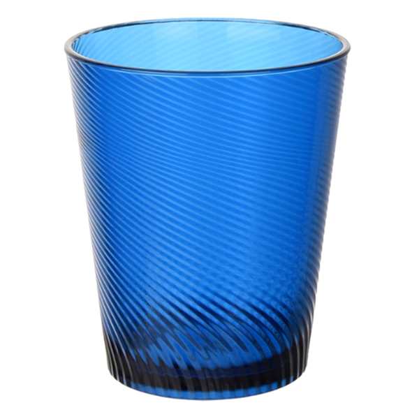 Blue Acrylic Double Old Fashioned Glass