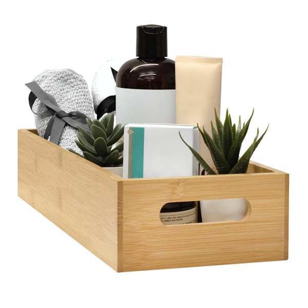 Over the Tank Storage Container, Bamboo Wood