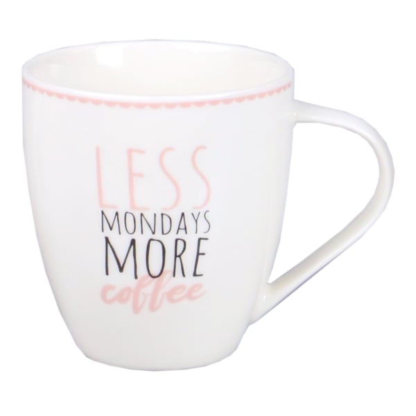 Less Mondays Mug, 17oz