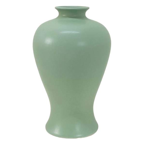 Providence Green Ceramic Vase, 9"