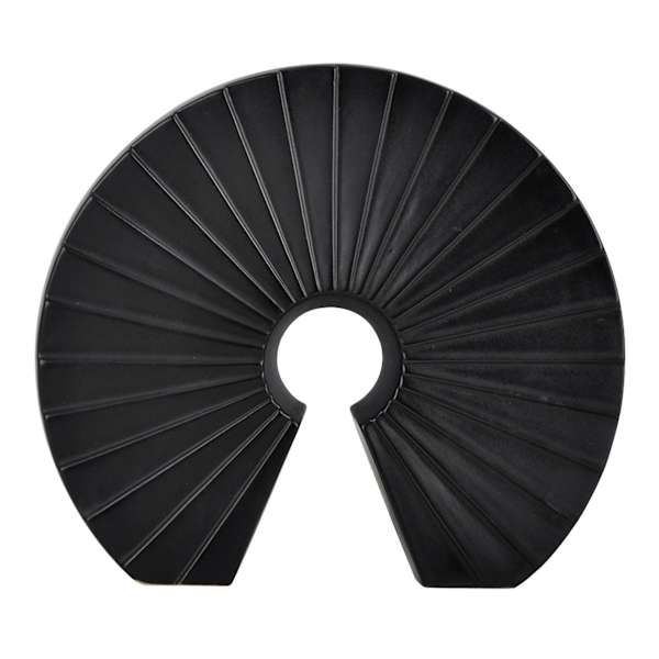 Crosby St. Black Round Arch Figurine, 9.5"