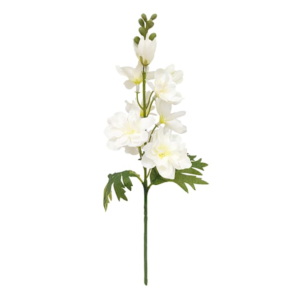 White Fruit Blossom Floral Pick, 12"
