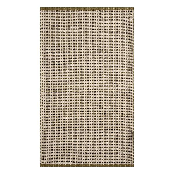 Lowell Green & White Accent Rug, 2x3