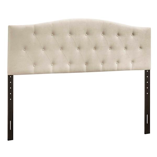 Honeybloom Kane Beige Tufted Headboard, King