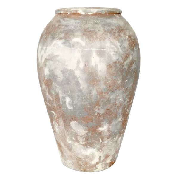 Washed Clay Vase, 15"