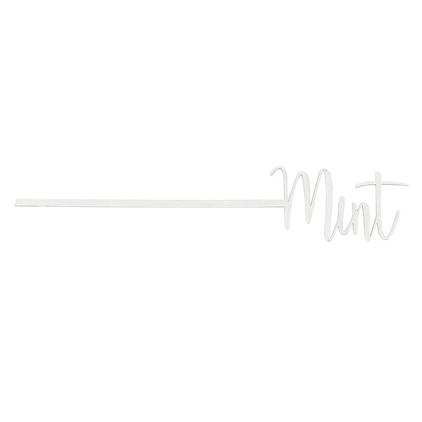 Honeybloom Mint Metal Herb Marker, 10"