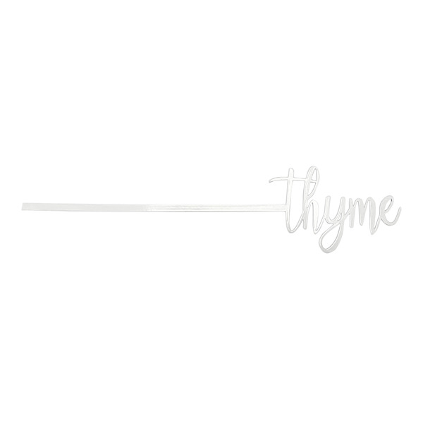 Honeybloom Thyme Metal Herb Marker, 10"