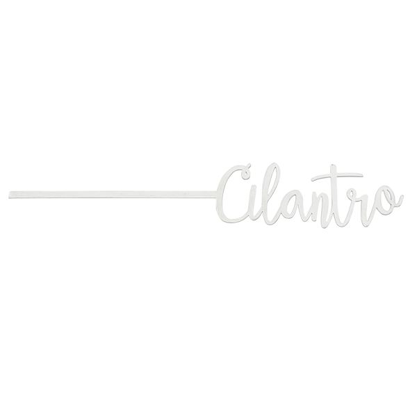 Honeybloom Cilantro Metal Herb Marker, 10"