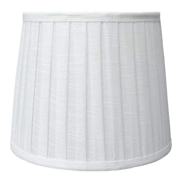 Providence Off-White Tapered Drum Small Table Lamp Shade, 9x11x9