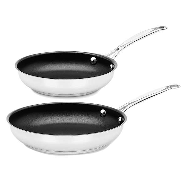 Cuisinart Set of 2 Non-Stick Skillets, 9" & 11"