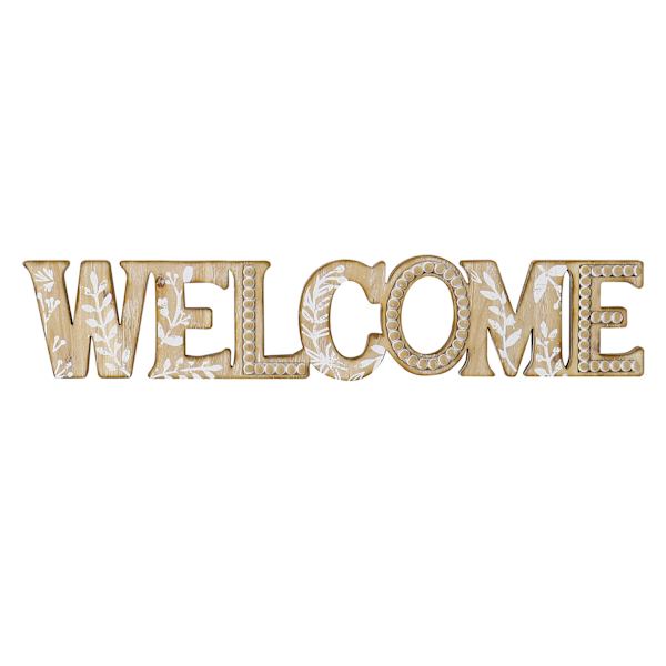 Honeybloom Welcome Wall Sign, 31x6