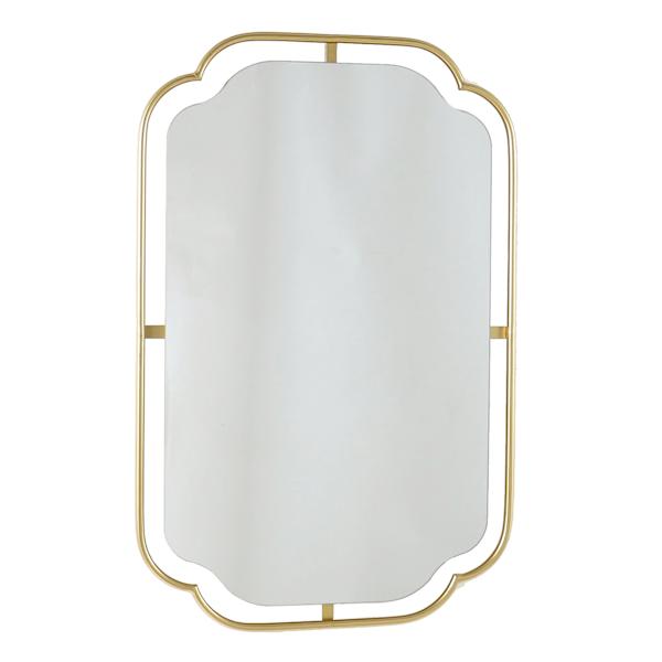 Providence Gold Floating Wall Mirror, 22x34