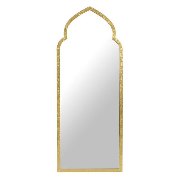 Found & Fable Hammered Gold Leaner Mirror, 26x64