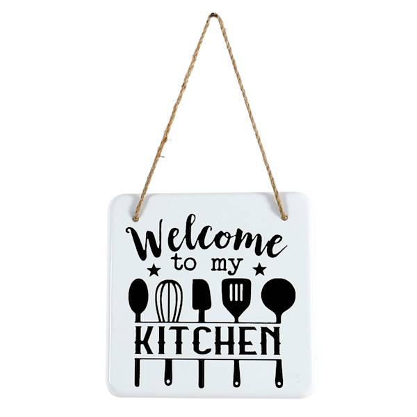 Welcome to My Kitchen Wall Decor, 8"