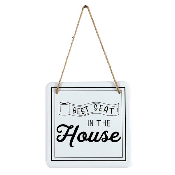 Best Seat In The House Bath Wall Decor, 8"