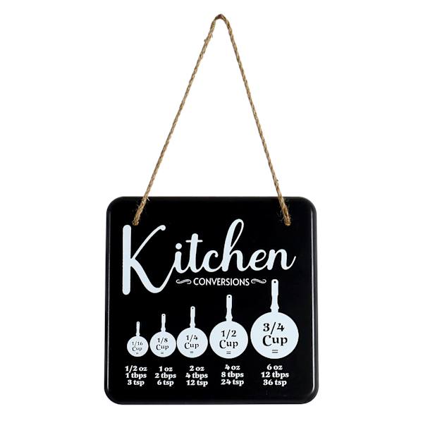 Kitchen Conversions Wall Decor, 8"