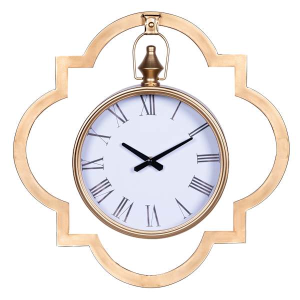 Providence Quatrefoil Wall Clock, 18"