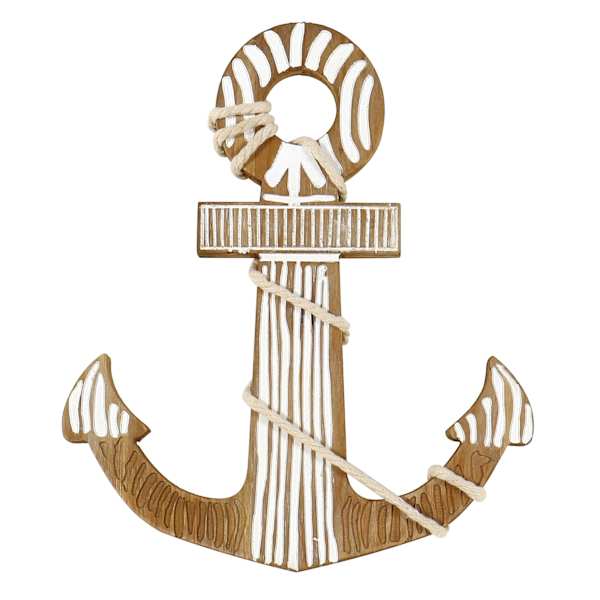 Rope Anchor Outdoor Wall Decor, 10x12