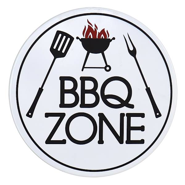 Bbq Zone Outdoor Wall Decor, 16"