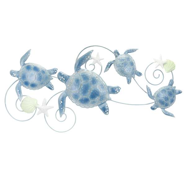 Ty Pennington Metal Sea Turtle Outdoor Wall Decor, 18"