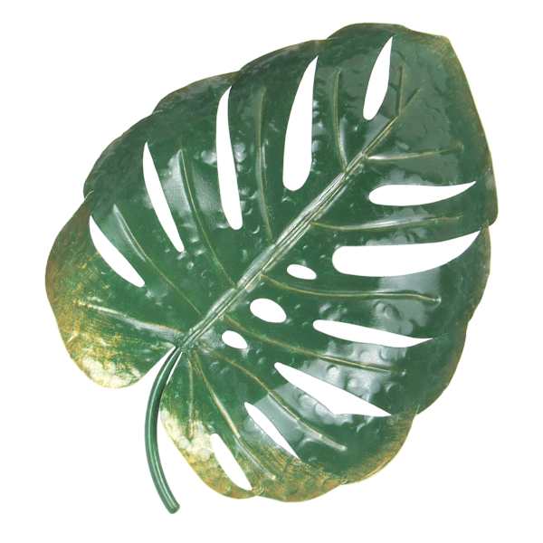 Found & Fable Metal Monstera Leaf Outdoor Wall Decor, 19.5"