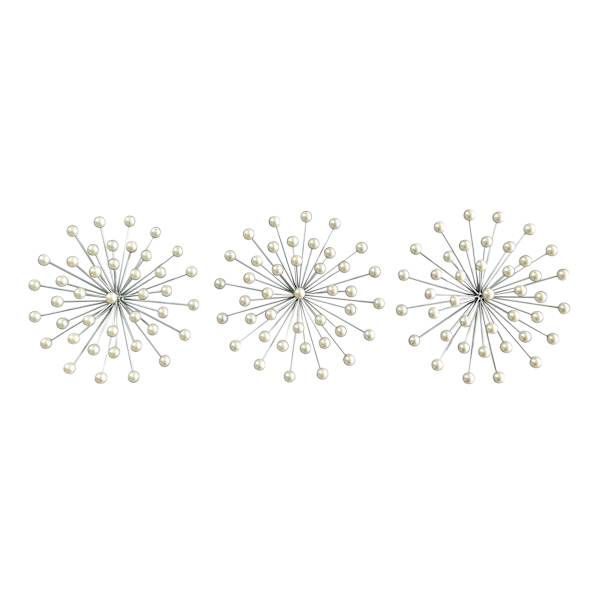 Providence Set of 3 Silver Wall Burst