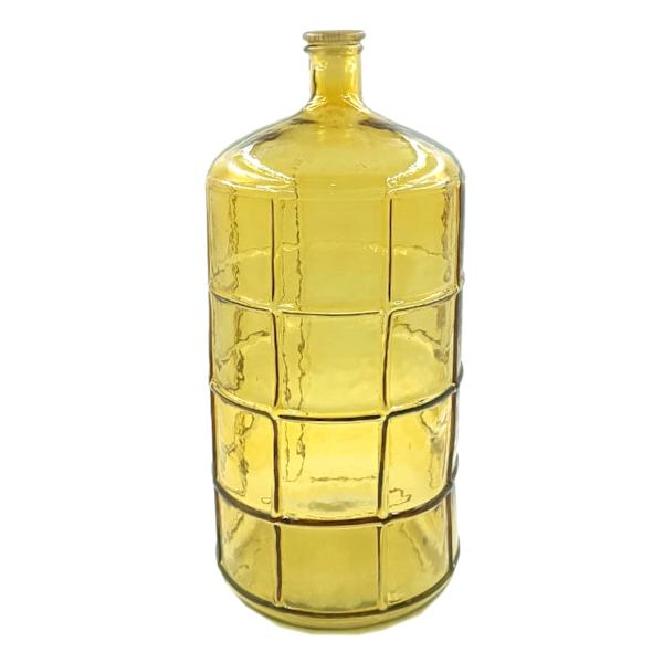 Honeybloom Honey Glass Pane Vase, 15.5"