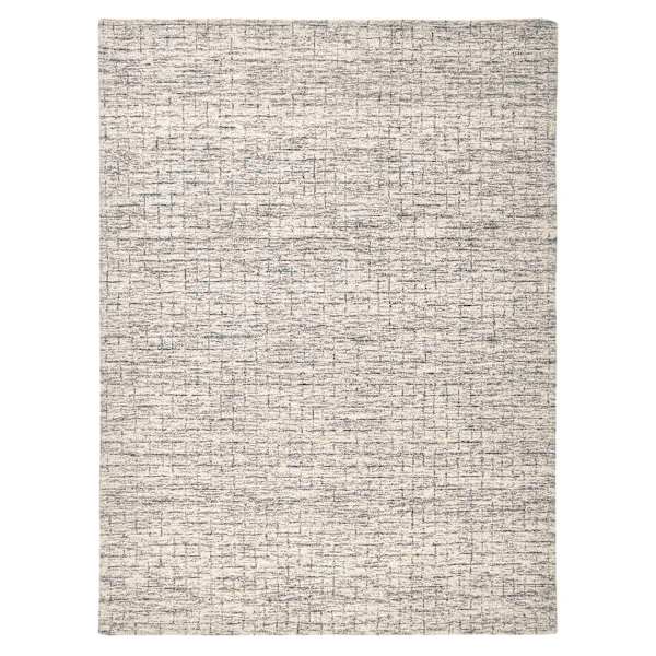(A517) Crosby St. Tahoe Neutral Grey Textured Abstract Area Rug, 5x7