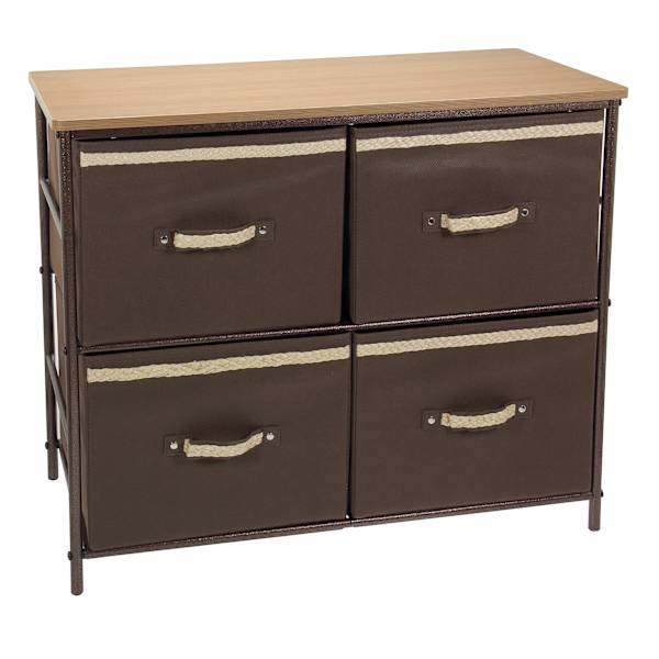 Joel 4-Drawer Storage Chest, Brown