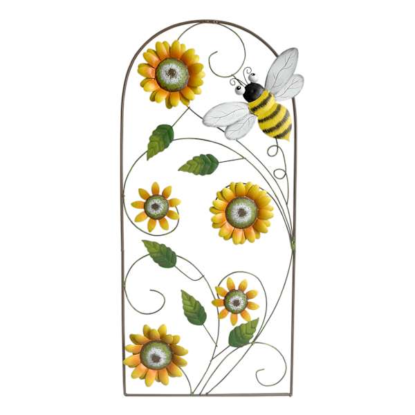 Bee & Sunflower Outdoor Wall Decor, 15.2"