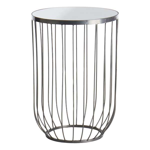 Lexi Accent Table, Nickel