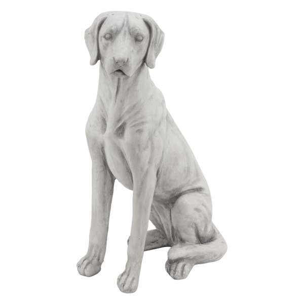 Providence Loyal Dog Outdoor Garden Statue, 27"