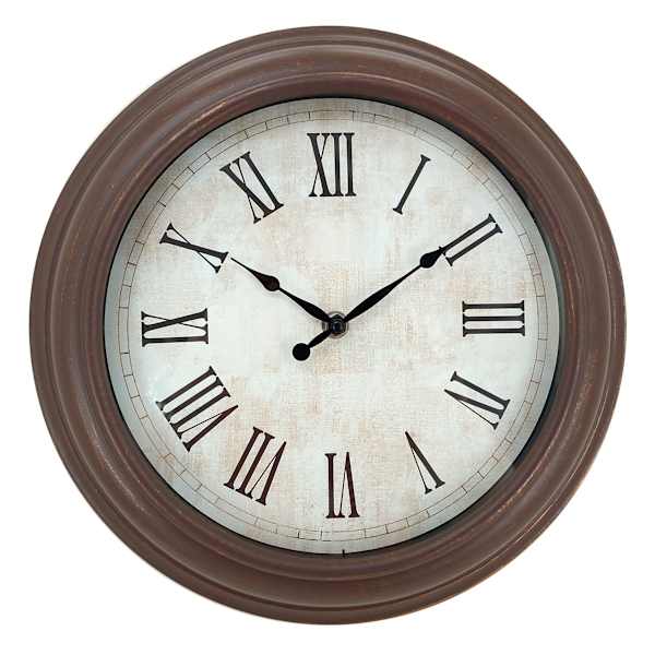 Classic Roman Numeral Round Wall Clock, 12"