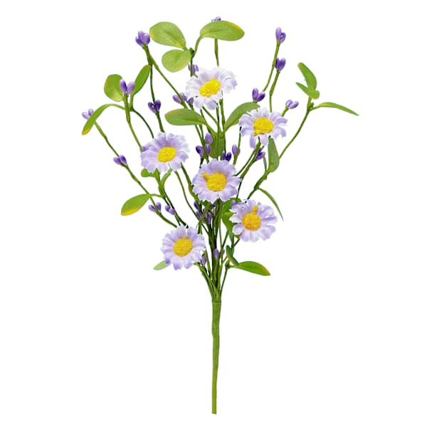 Purple Daisy Floral Pick, 12"
