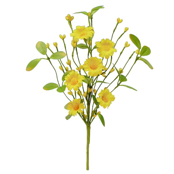 Yellow Daisy Floral Pick, 12"