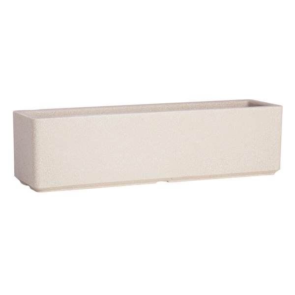 Japi Sandstone Outdoor Flat Window Box, Medium