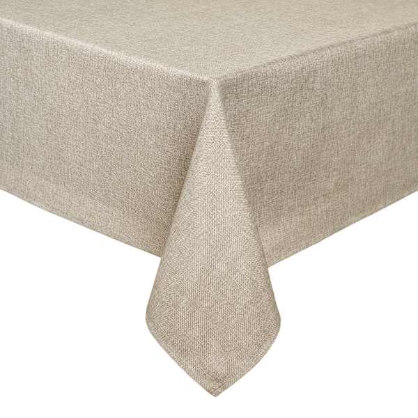 Leigh Taupe Tablecloth, 60x120