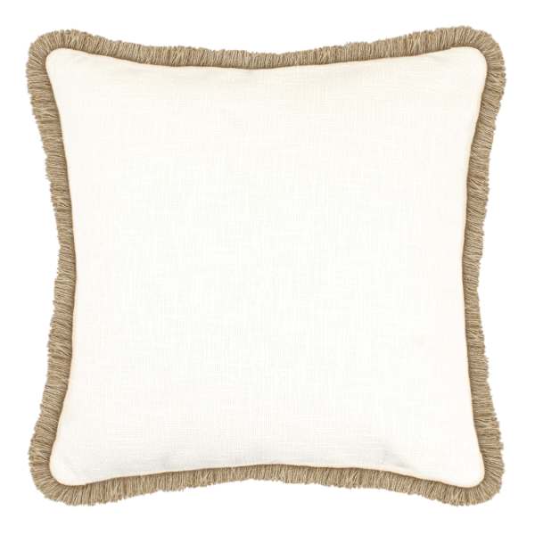 Tracey Boyd White Textured Throw Pillow, 18"