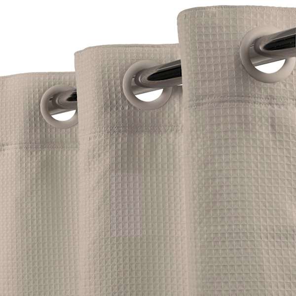 Cobblestone Hookless Waffle Solid Shower Curtain, 74"