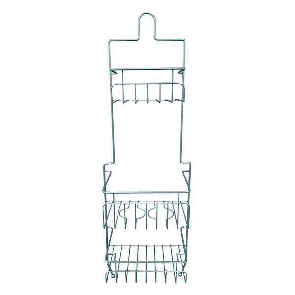 Silver Metal Shower Caddy, 26"