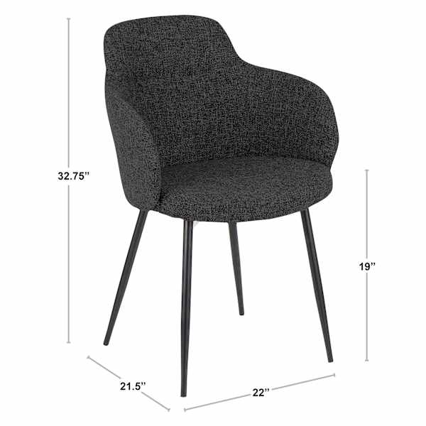 Crosby St. Bryce Dining Chair, Grey