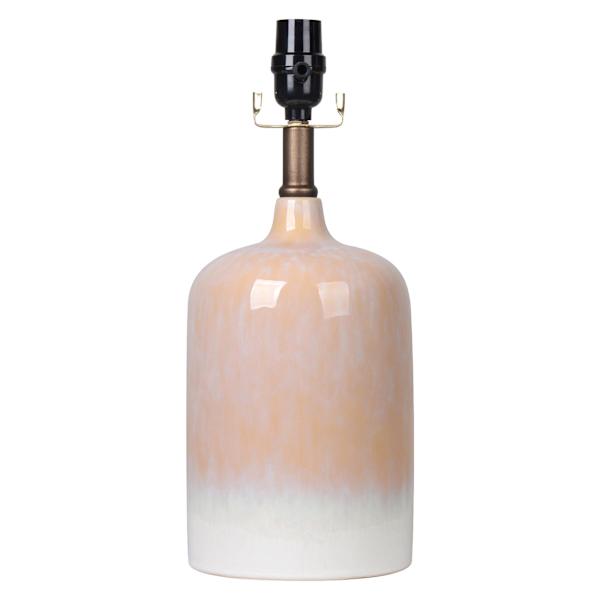 Tracey Boyd Pink Reactive Glaze Ceramic Small Lamp Base, 15"
