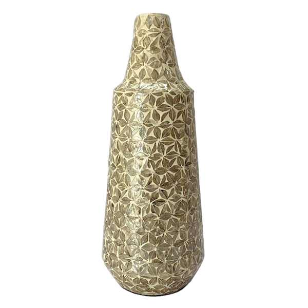 Brown Star Capiz Vase, 22"